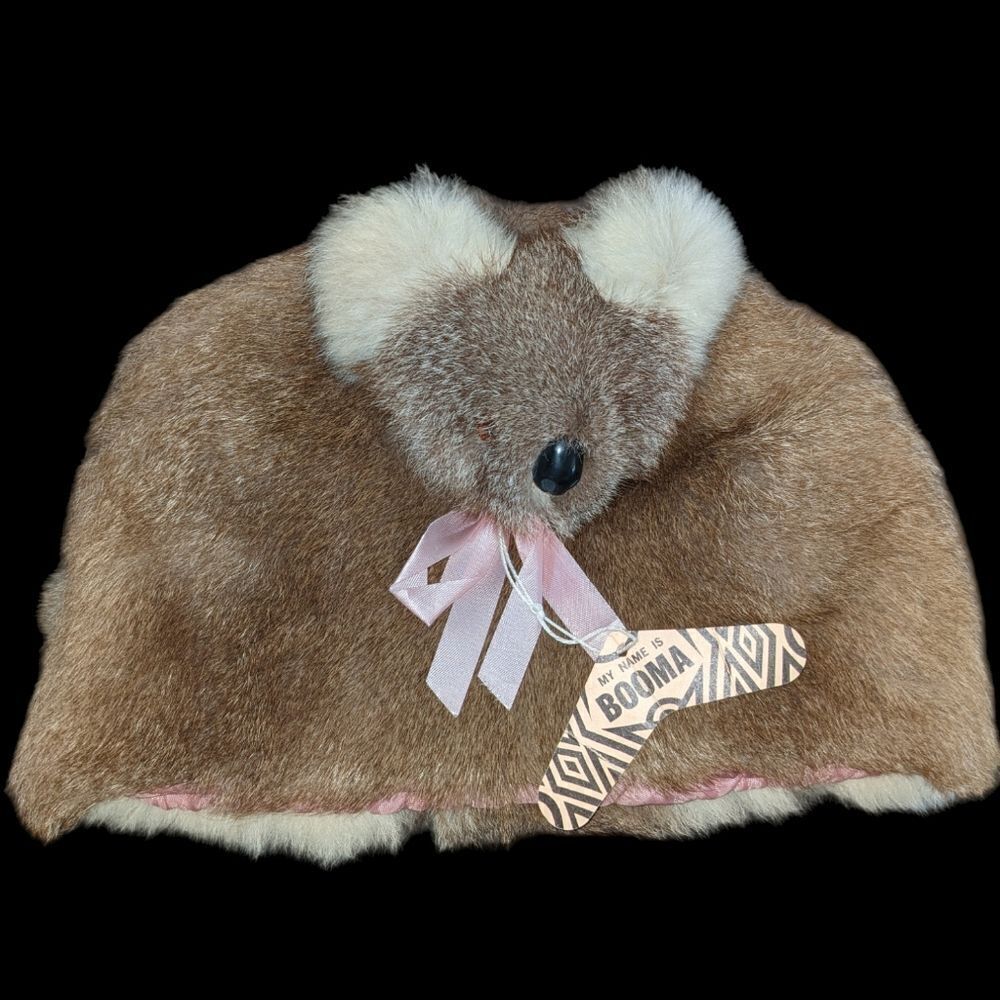 Vintage youth Booma Australian fur hat rare nwt